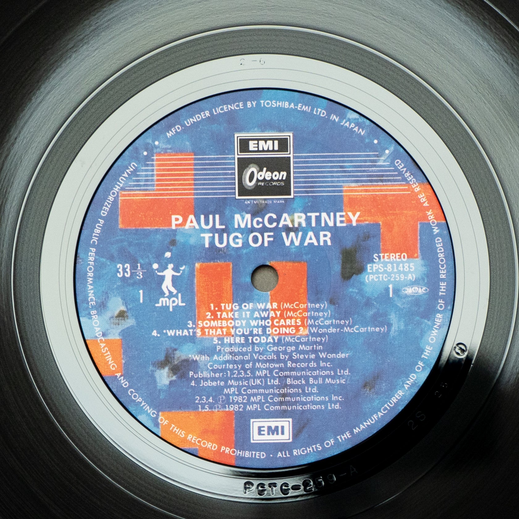 Paul McCartney / Tug Of War – Jeff Records